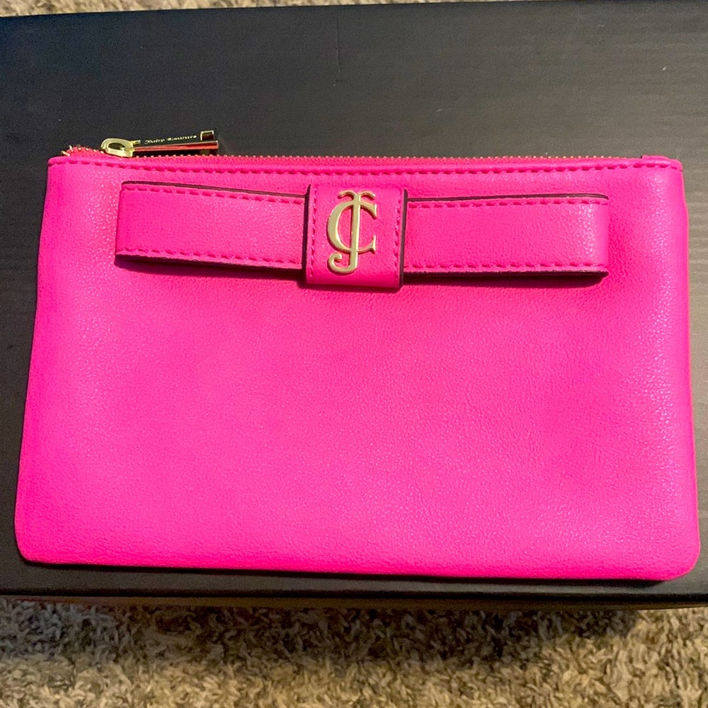 Juicy Couture pink clutch